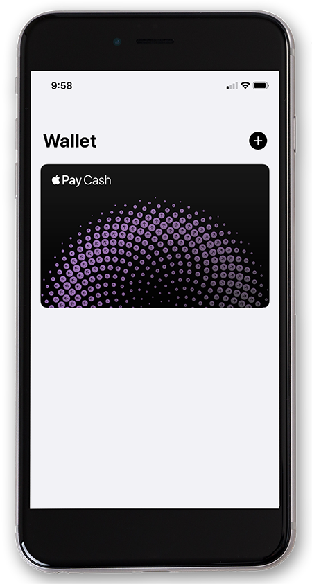 image of apple wallet homescreen on an iphone